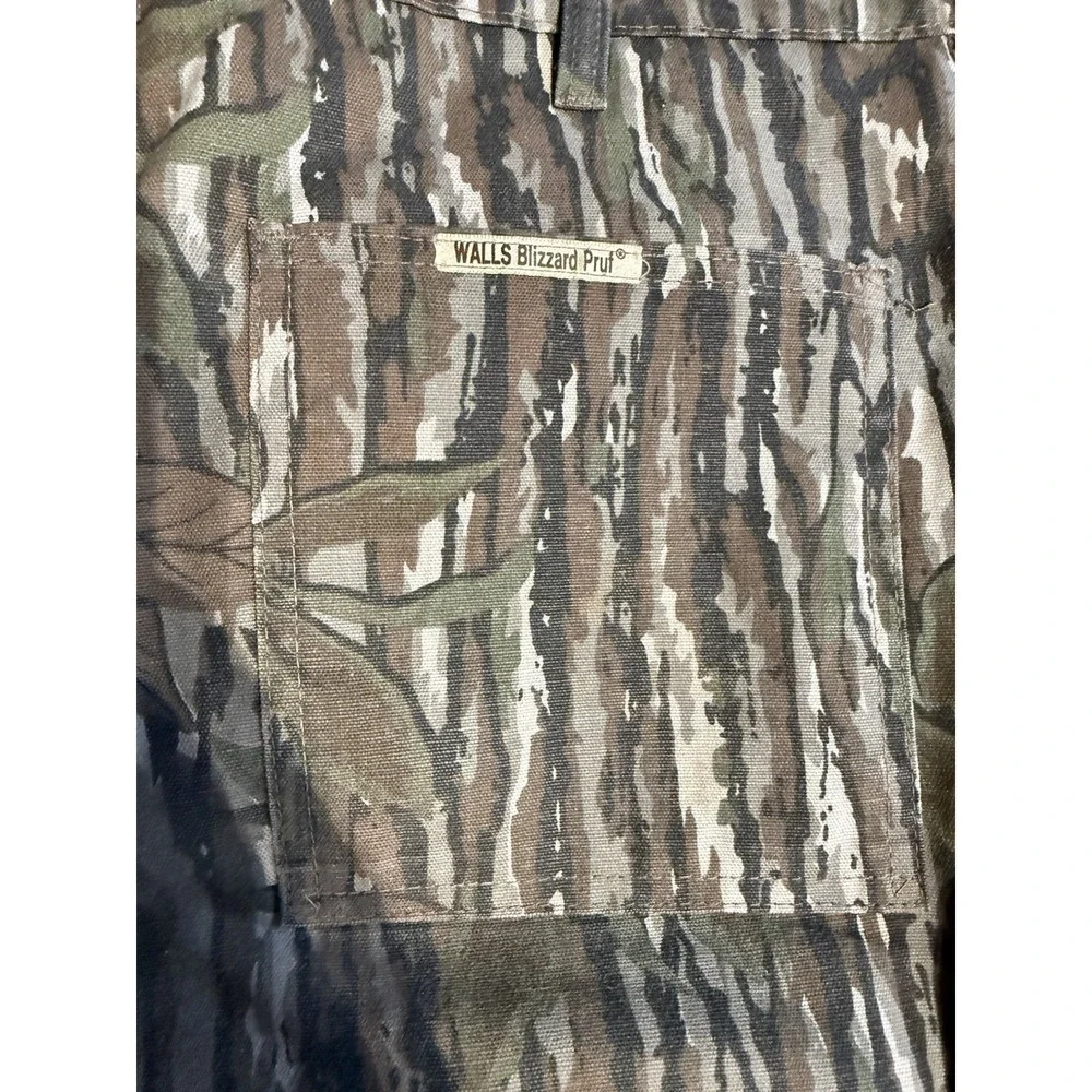 Walls Blizzard Pruf Realtree Trebark Camo Pants 36x30 USA Thinsulate Hunting